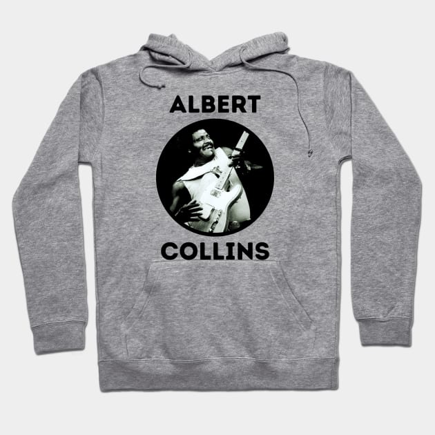 albert collins || blue Hoodie by claudia awes